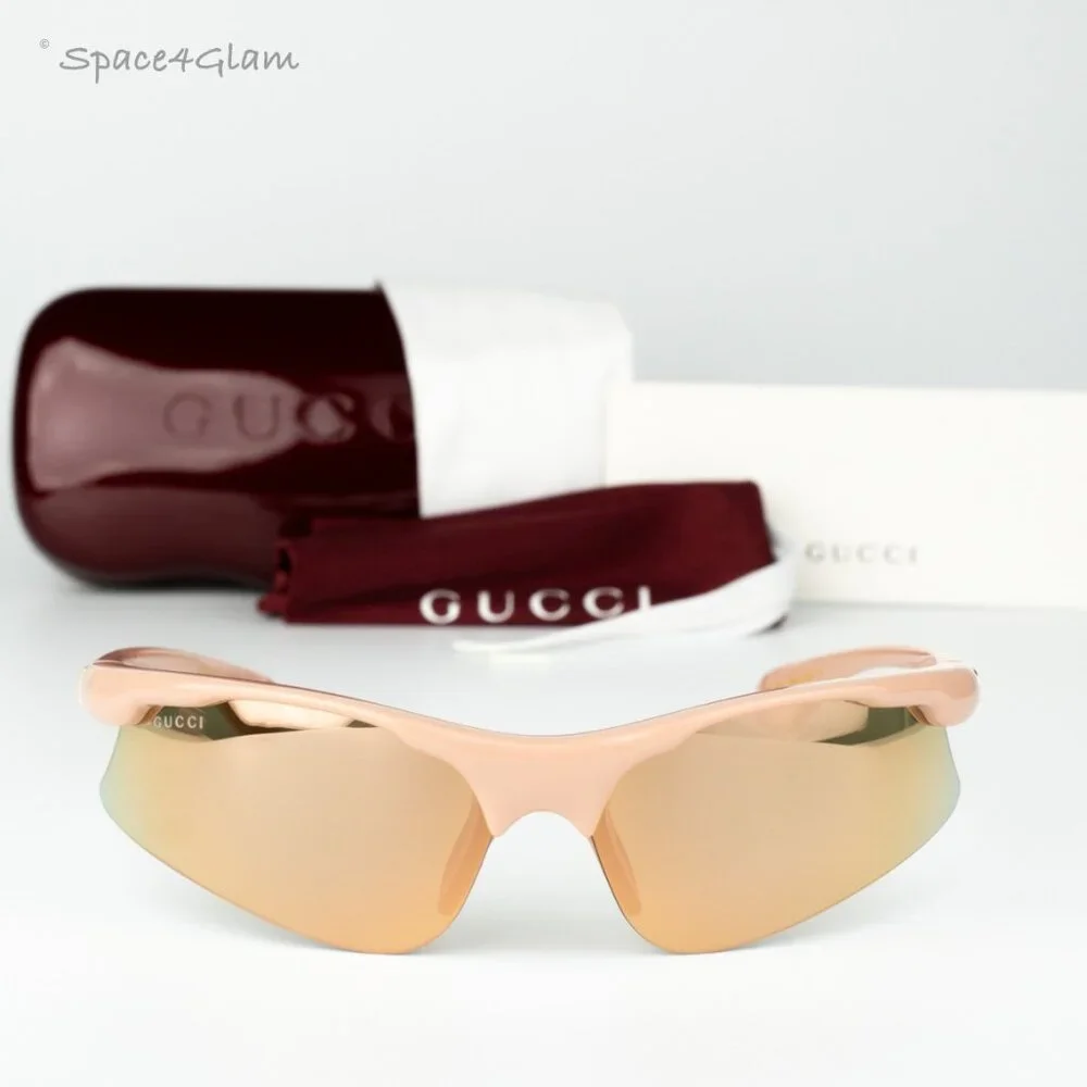 Gucci Men Sunglasses Pink Mirror Mask GG1774S 004 BRAND NEW
